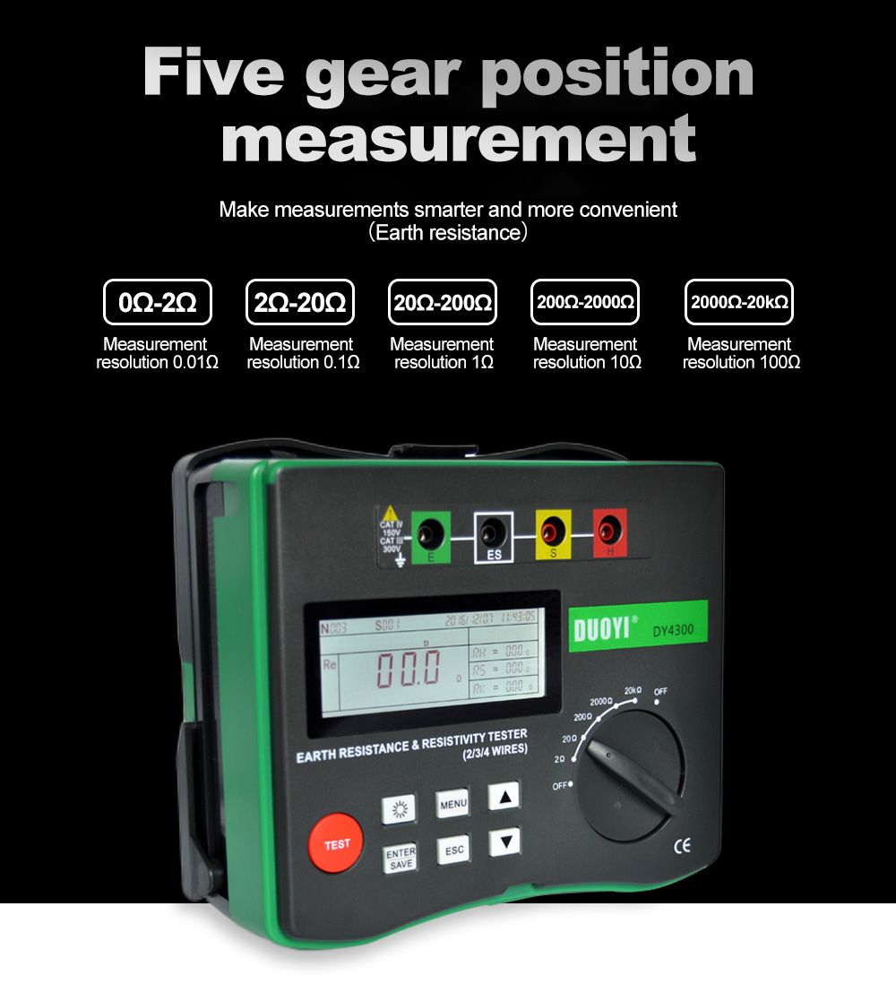 DUOYI-DY4300-Digital-Earth-Resistance-Tester-4-Terminal-Ground-and-Soil-Resistivity-Tester-1640226