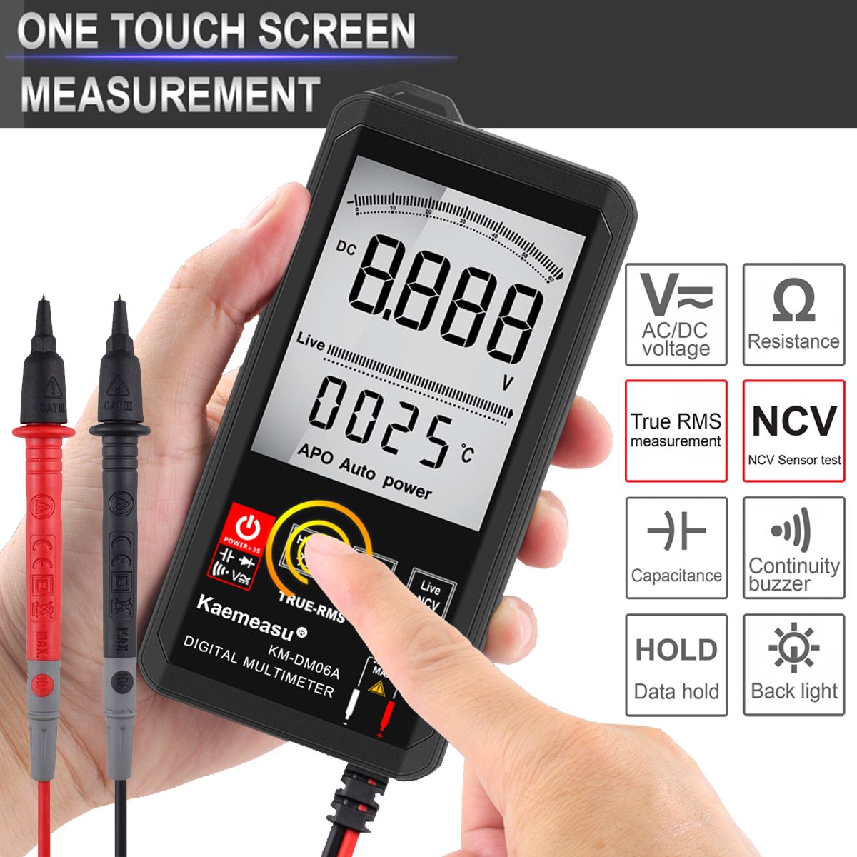 Digital-Multimeter-DCAC-Tester-True-RMS-6000-Auto-Range-Capacitance-Resistance-1718141