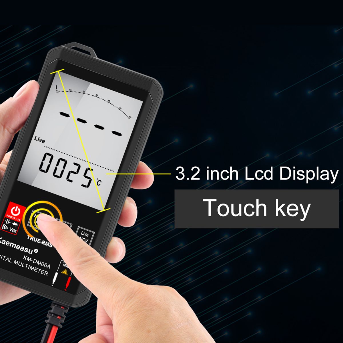 Digital-Multimeter-DCAC-Tester-True-RMS-6000-Auto-Range-Capacitance-Resistance-1718141