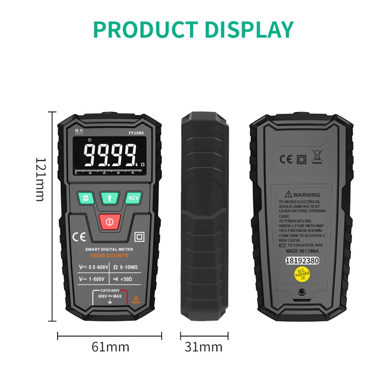 FUYI-FY108S-Intelligent-Automatic-Mini-Digital-Multimeter-9999-Counts-High-Precision-Electrician-Hou-1582783