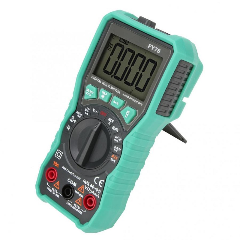 FUYI-FY76-Digital-Multimeter-LCD-Display-Multimeter-Automatic-Range-0600V-AC-DC-True-RMS-Tester-with-1584937