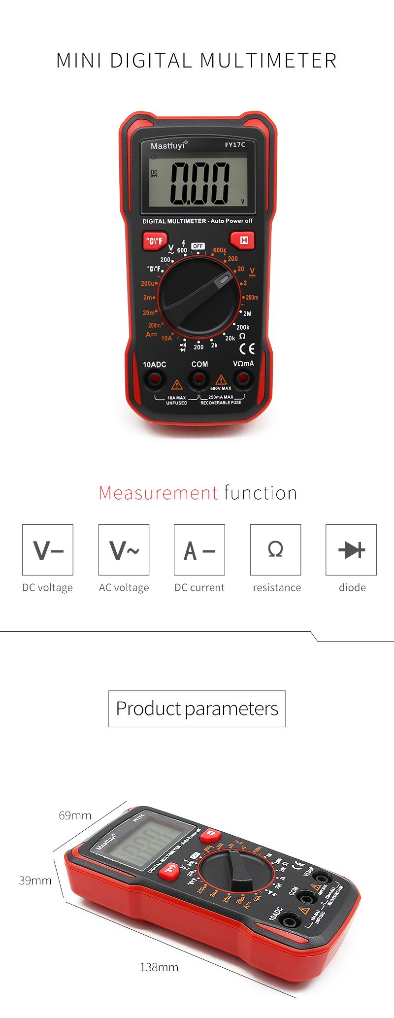 FY17C-Mini-Digital-High-Precision-Multi-Functional-Multimeter-Household-Maintenance-Universal-Meter--1587734