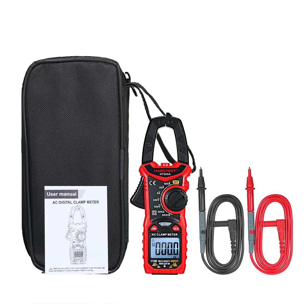 HT206AHT206BHT206D-ACDC-Digital-Clamp-Meter-for-Measuring-ACDC-Voltage--ACDC-Current-NCV-Clamp-Multi-1616483