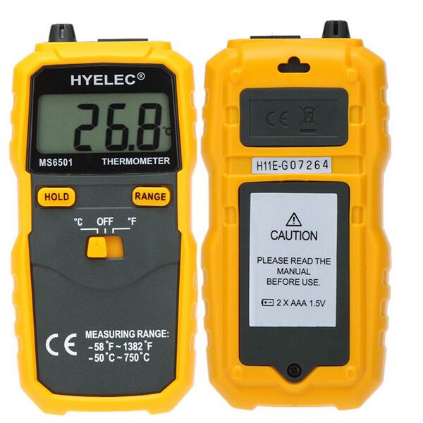 HYELEC-PEAKMETER-MS6501-LCD-Display-Termostato-Digital-Thermometer-K-Type-Thermocouple-Termometer-991761