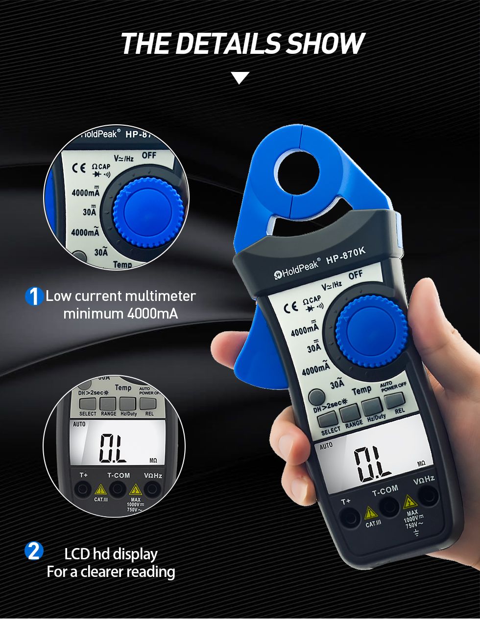 HoldPeak-Digital-Clamp-Meter-HP-870K-4000-Auto-Range-DC-AC-Multimeter-True-RMS-Frequency-Backlight-D-1621891