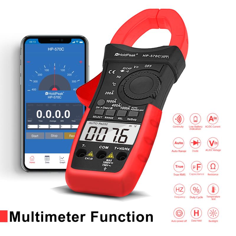 HoldPeak-Digital-Clamp-Multimeter-HP-570C-APP-1000A-ACDC-Current-Voltage-Temperature-Meter-Link-to-P-1331260