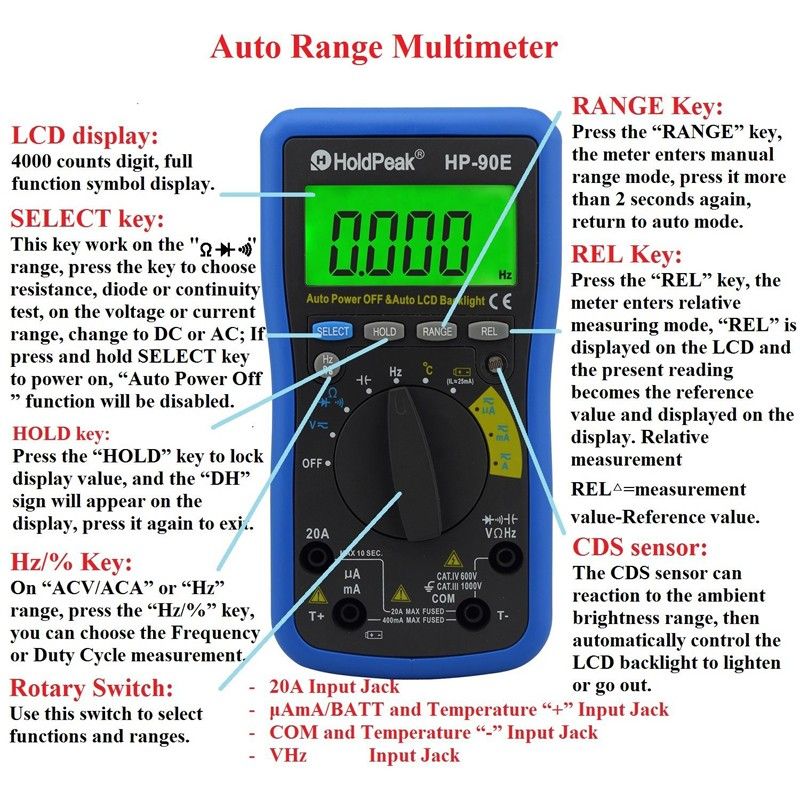 HoldPeak-HP-90E-Digital-Auto-Range-DMM-Multimeter-DC-AC-Amp-Volt-Ohm-Freq-Cap-Temperature-Meter-Batt-1041500