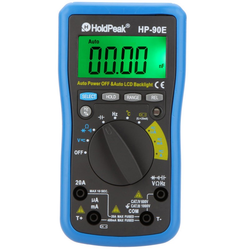 HoldPeak-HP-90E-Digital-Auto-Range-DMM-Multimeter-DC-AC-Amp-Volt-Ohm-Freq-Cap-Temperature-Meter-Batt-1041500