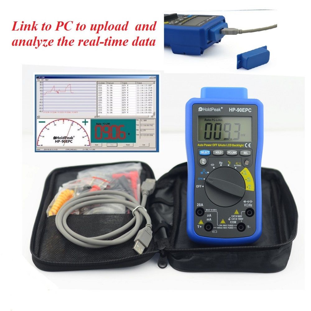 HoldPeak-HP-90EPC-4000-Counts-True-RMS-Digital-Multimeter-Battery-Diode-hFE-Tester-With-USB-Software-1334081