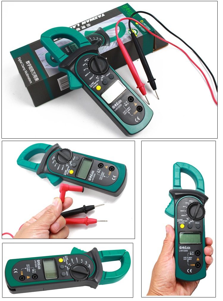 LAOA-LA812201-Electrical-Tester-Digital-Clamp-Multimeter-ACDC-Ammeter-Voltmeter-Potable-Multimeter-1721181