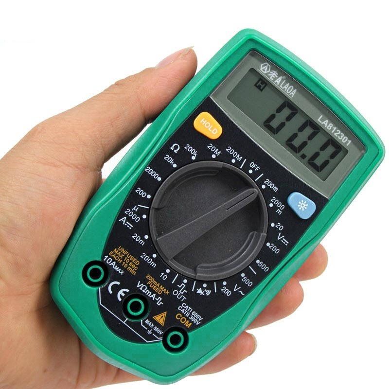 LAOA-LA812301-Pocket-Digital-Multimeter-Current-Voltage-Resistance-Detection-ACDC-Voltage-Test-1708527
