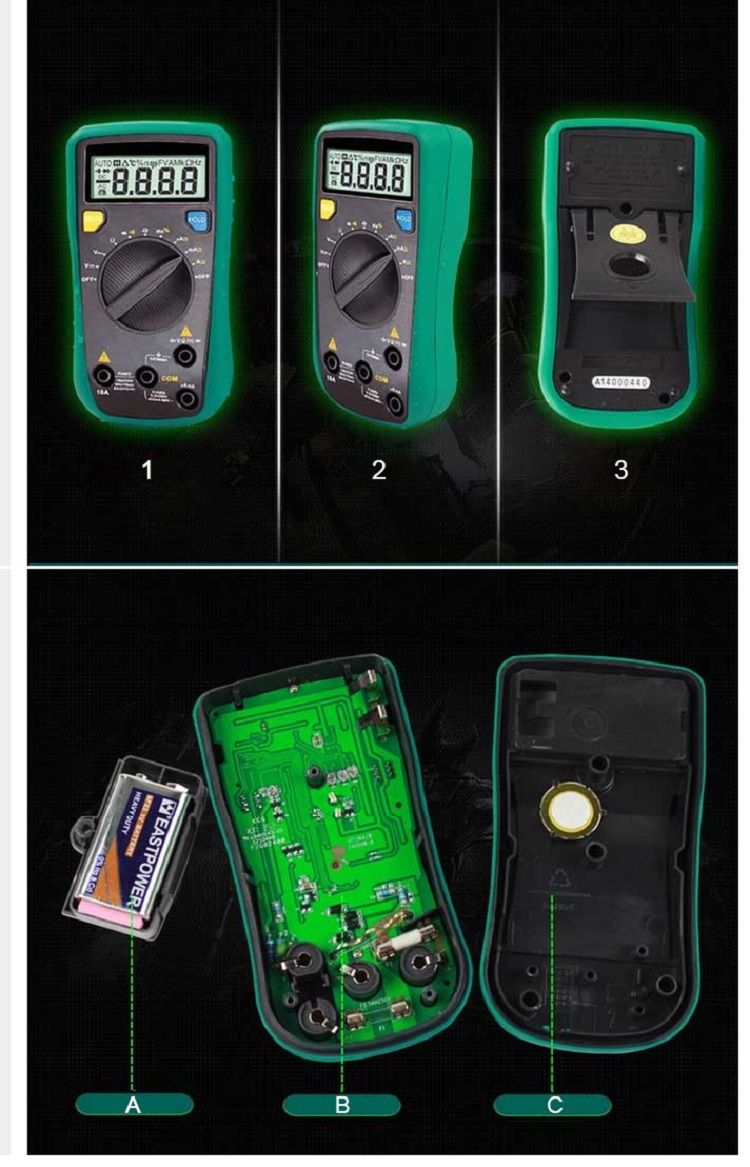 LAOA-LA813302-LCD-Professional-Automatic-Digital-Multimeter-Multimetro-Digital-Tools-Electric-Tester-1708543