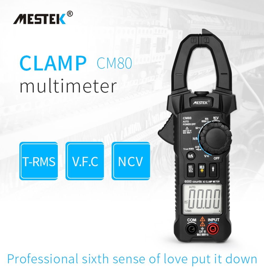 MESTEK-CM80-Clamp-Multimeter-Diagnostic-tool-6000-Counts-Digital-DC-1315263