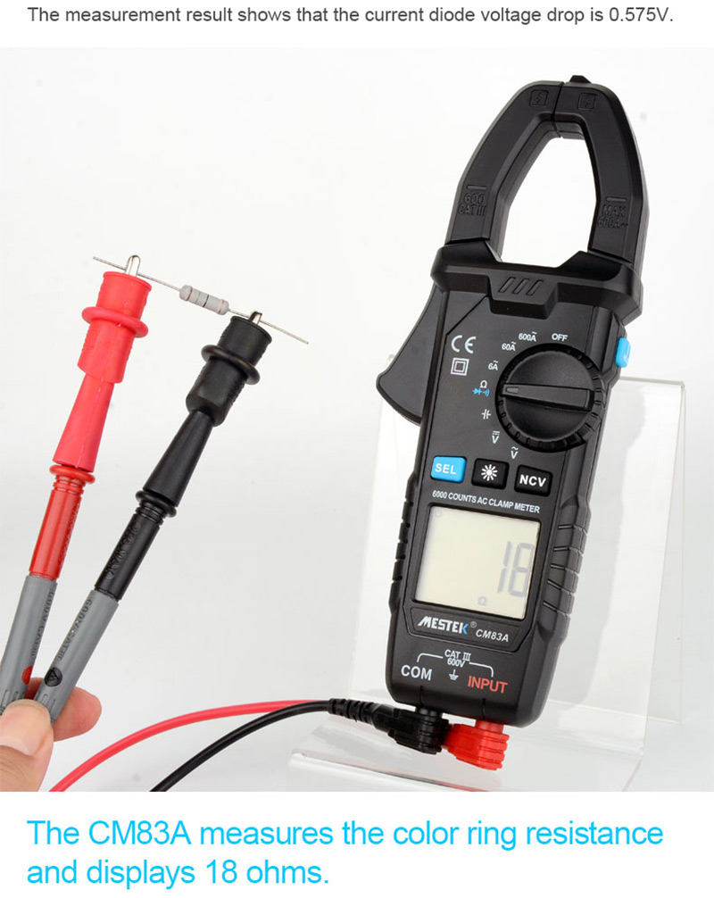 MESTEK-CM83A-Digital-Clamp-Meter-600A-AC-Current-ACDC-Voltage-Ohm-True-RMS-Auto-Range-VFD-Capacitanc-1709055