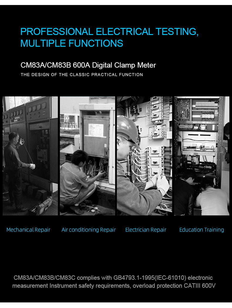 MESTEK-CM83A-Digital-Clamp-Meter-600A-AC-Current-ACDC-Voltage-Ohm-True-RMS-Auto-Range-VFD-Capacitanc-1709055