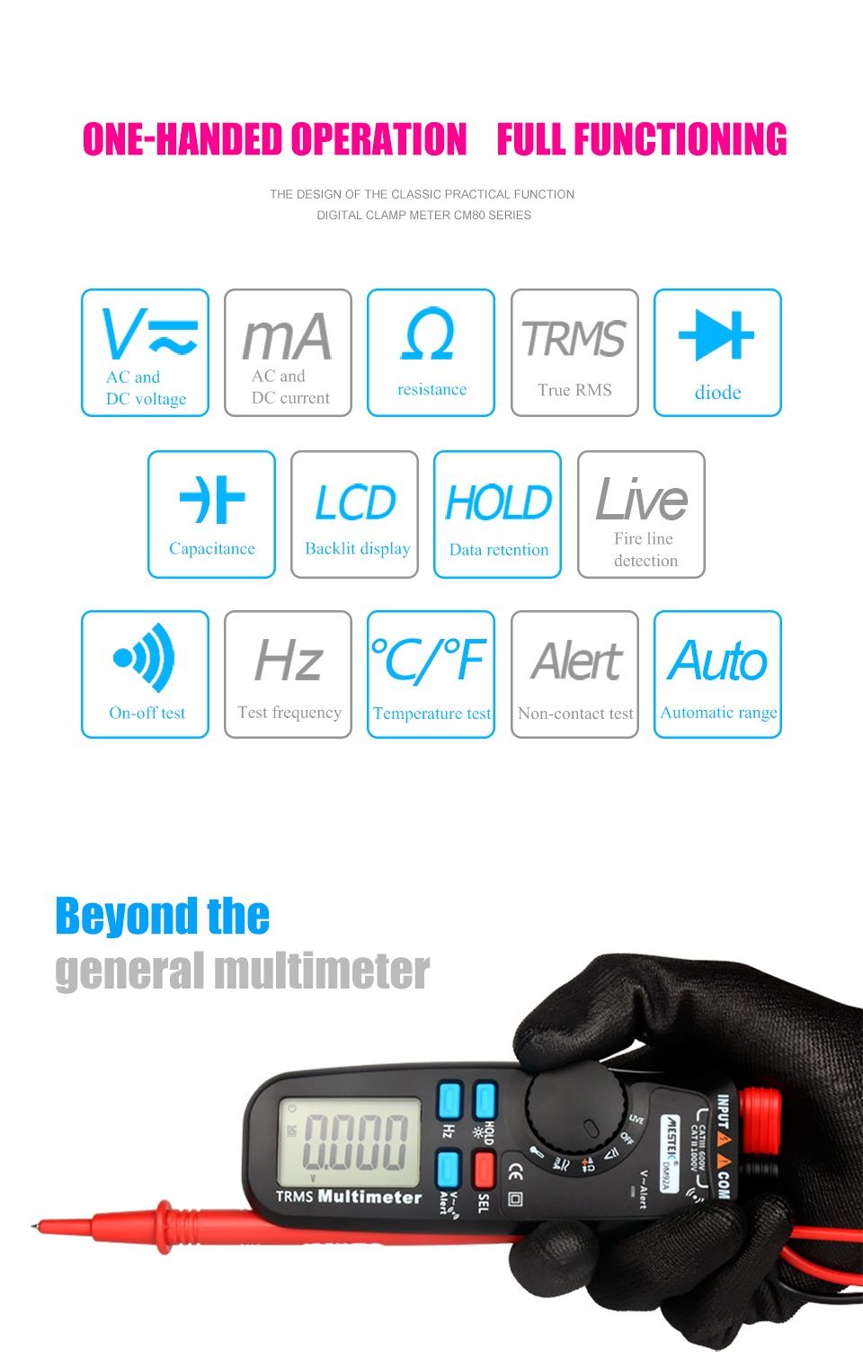 MESTEK-DM92A-Digital-Multimeter-6000-Counts-True-RMS-Digital-Multimetro-Auto-Range-DCAC-Multimeteste-1709013