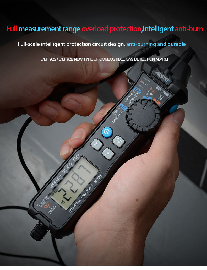 MESTEK-DM92B-Digital-Multimeter-6000-Counts-Pocket-Pen-Style-Auto-Range-Multimeter-NCV-Detection-DCA-1709050