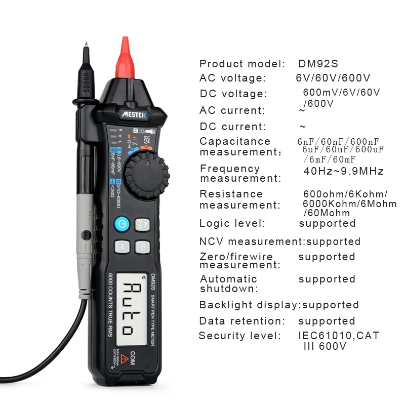 MESTEK-DM92S-Digital-Multimeter-6000-Counts-Pocket-Pen-Style-Smart-Multimeter-NCV-Detection-DCAC-Vol-1709049