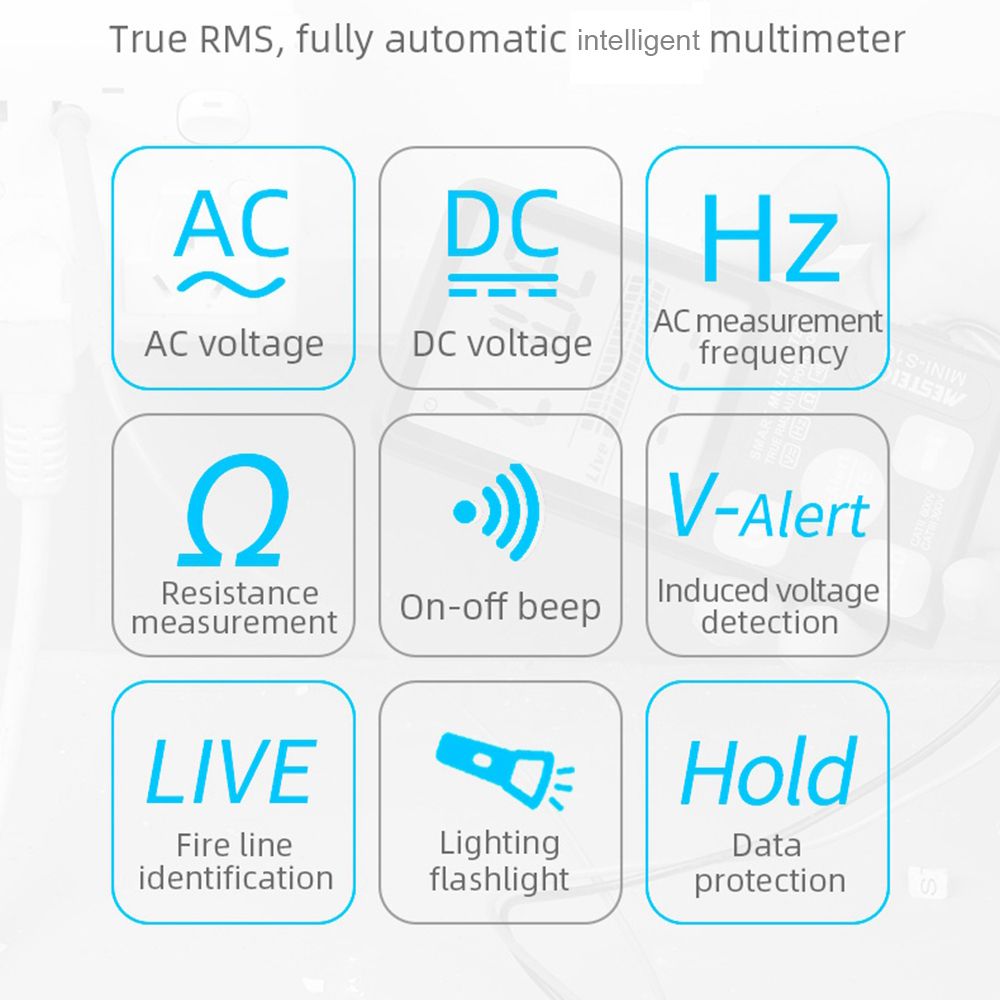 MESTEK-Mini-Digital-Multimeter-Anti-burning-NCV-ACDC-Voltmeter-Voltage-Indicator-True-RMS-ESR-Meter--1604499