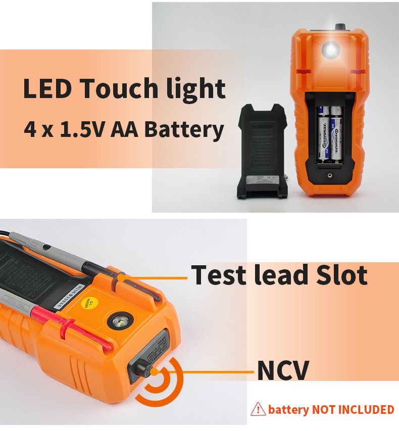 PEAKMETER-Digital-Multimeter-PM18C-with-True-RMS-ACDC-Voltage-Resistance-Capacitance-Frequency-Tempe-1169281