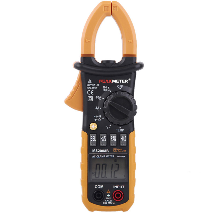 PEAKMETER-MS2008B-Digital-4000-Counts-Auto-Range-Data-Hold-AC-Clamp-Meter-Multimeter-with-Backlight--1065402