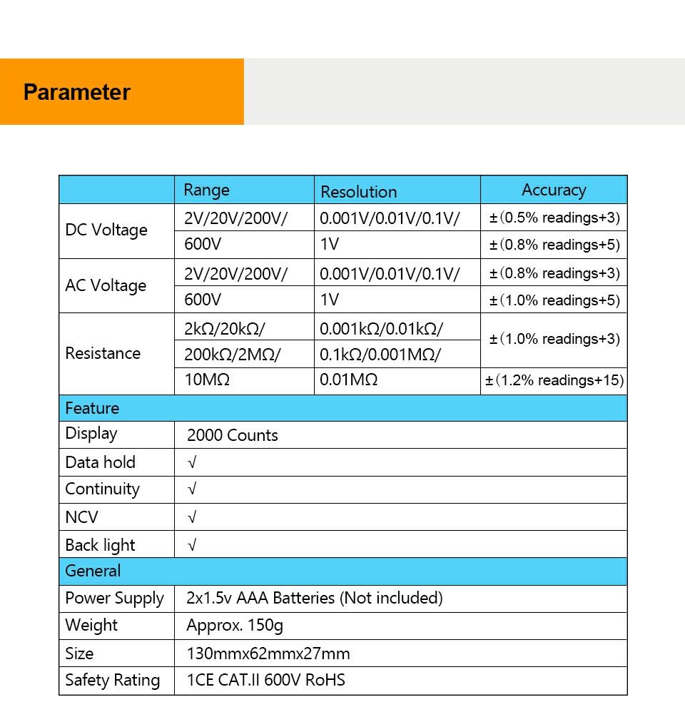 PEAKMETER-PM8231-NCV-Multimeter-Intelligent-Digital-Multimeter-Portable-Universal-Strap-Lighting-1562604