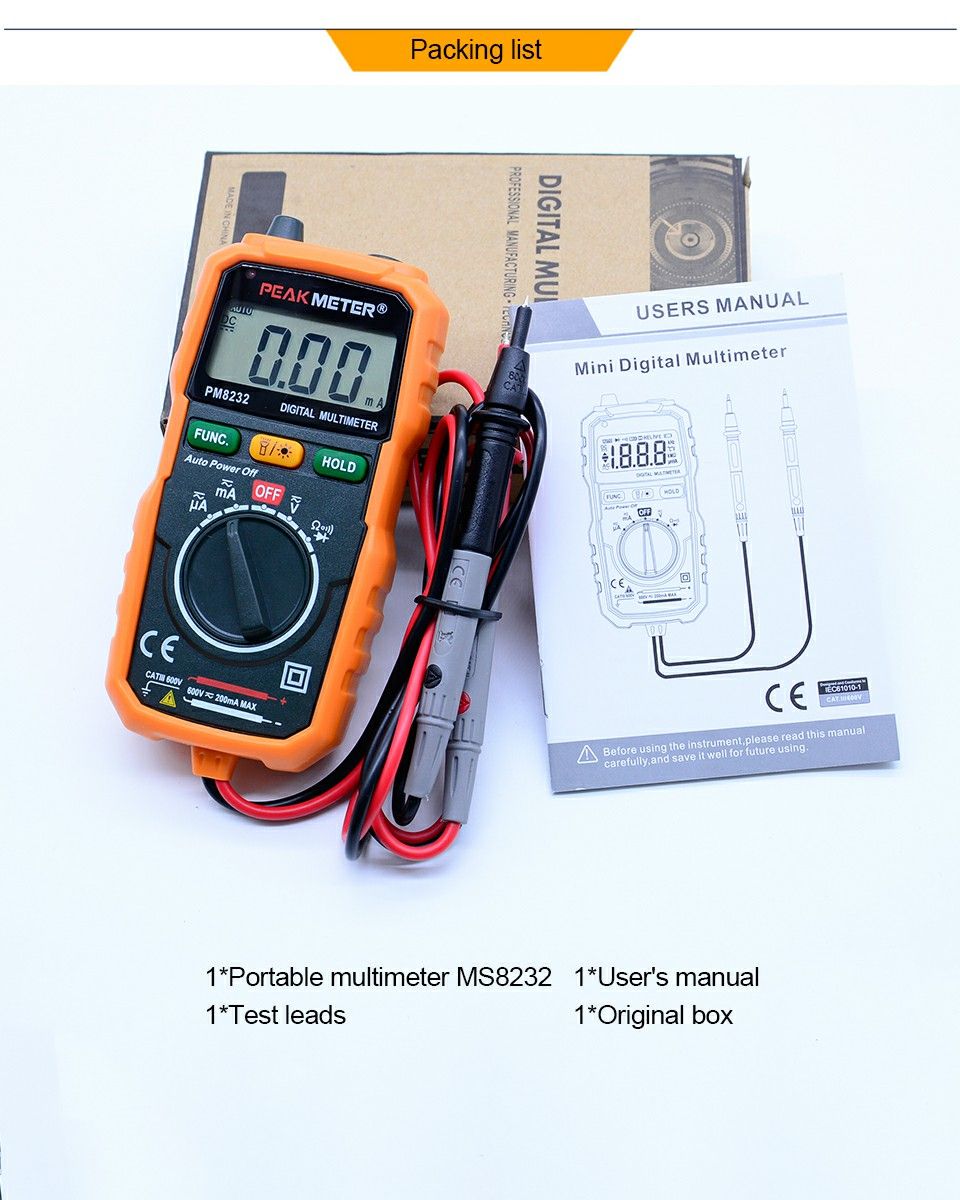 PEAKMETER-PM8232-Non-Contact-Mini-Digital-Multimeter-DC-AC-Voltage-Current-Tester-Data-Hold-Ammeter--1562605