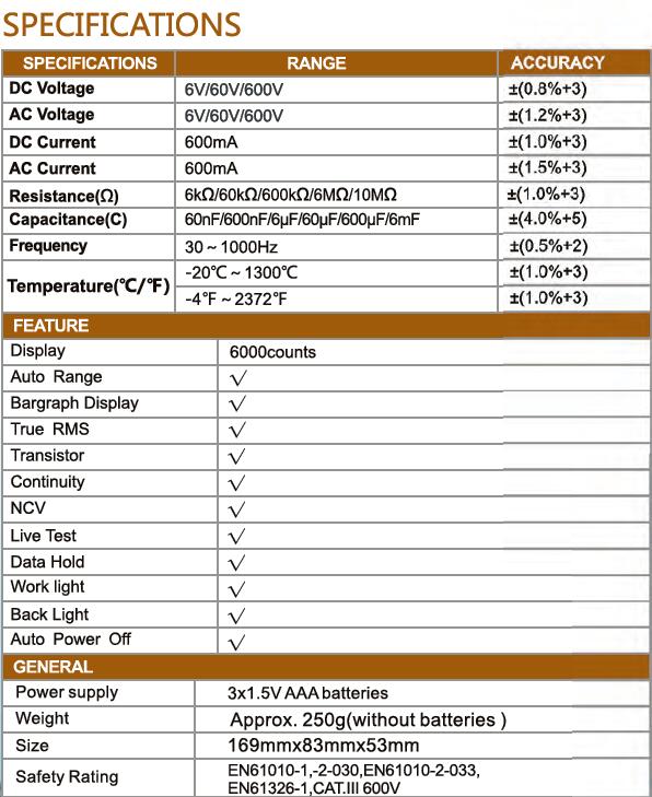 PEAKMETER-PM8248S-Auto-Range-Digital-NCV-Multimeter-Voltmeter-Ammeter-Frequency-Resistance-Capacitan-1218987