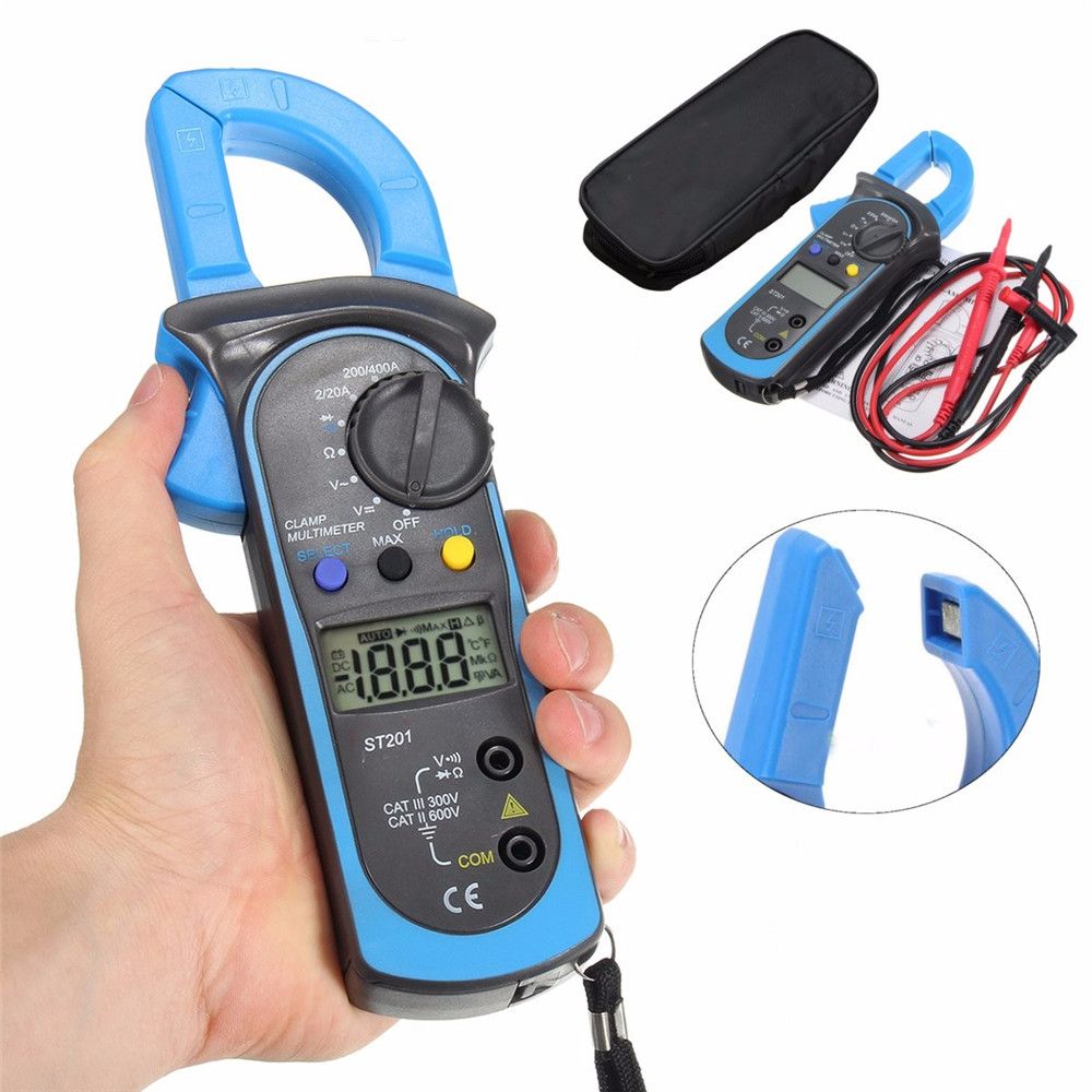 ST-201-Digital-Clamp-Multimeter-OHM-Amp-Meter-ACDC-Voltage-AC-Current-Resistance-Tester-1400731