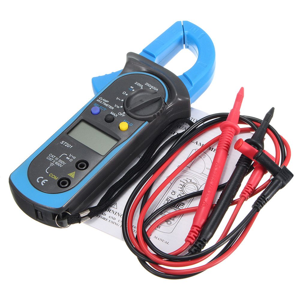 ST-201-Digital-Clamp-Multimeter-OHM-Amp-Meter-ACDC-Voltage-AC-Current-Resistance-Tester-1400731