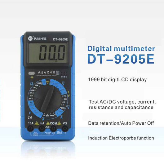 SUNSHINE-Digital-Multimeter-LCD-Display-Auto-Power-Off-Ranging-ACDC-Voltage-Current-Induction-Elextr-1646509
