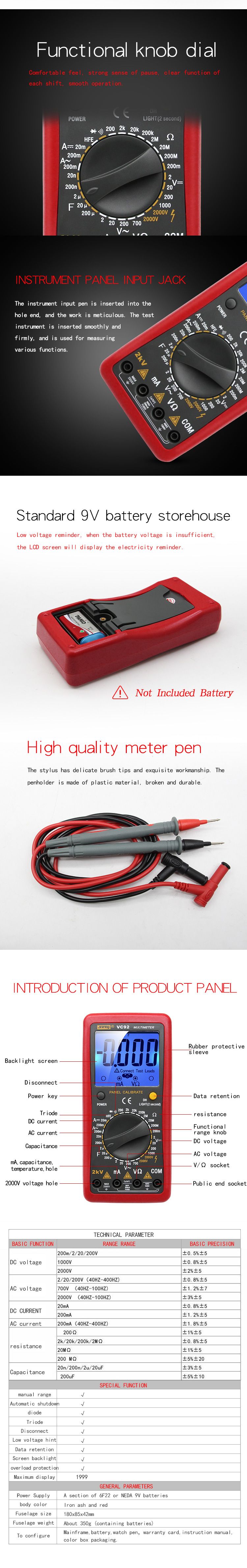 SZBJ-VC92-Digital-Large-Screen-Multimeter-To-Measure-Interphase-Voltage-2000V-AC-and-DC-Voltage-To-M-1379420