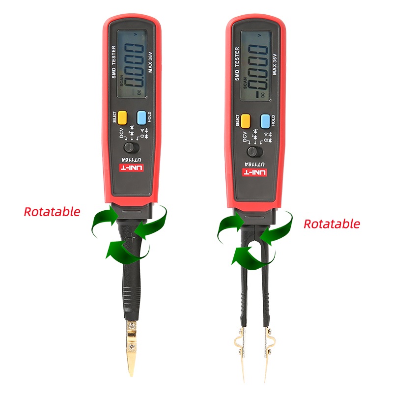 UNI-T-SMD-Multimeter-UT116A-UT116C-Auto-Range-Resistance-Capacitance-DiodeRCD-LED-Zener-DCV-Continui-1617248