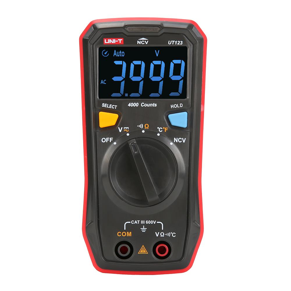 UNI-T-UT123-3999-Counts-Residential-Multimeter-HD-ENTB-Color-Screen-ACDC-Current-and-Voltage-Test-Re-1475488