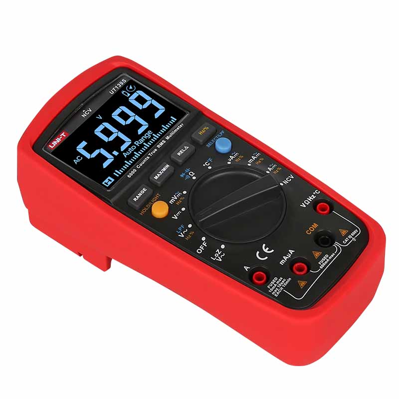 UNI-T-UT139S-True-RMS-6000-Counts-Digital-Multimeter-Temperature-Probe-LPF-Pass-LPF-Low-Pass-Filter--1404791