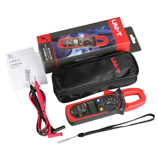 UNI-T-UT203-Digital-Clamp-Multimeter-DC-AC-Current-Voltmeter-Tester-89931