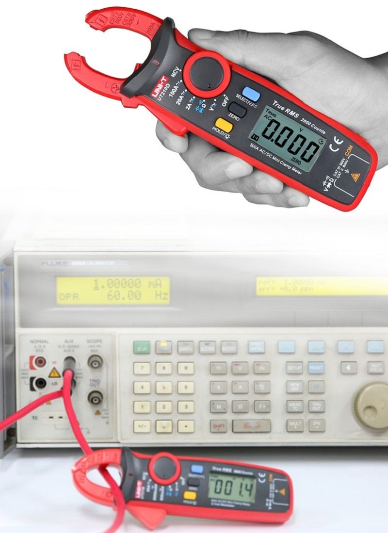 UNI-T-UT210D-Digital-Clamp-Meter-Temperature-Measurement-Auto-Range-Capacitance-Multimeter-ACDC-Curr-1404793