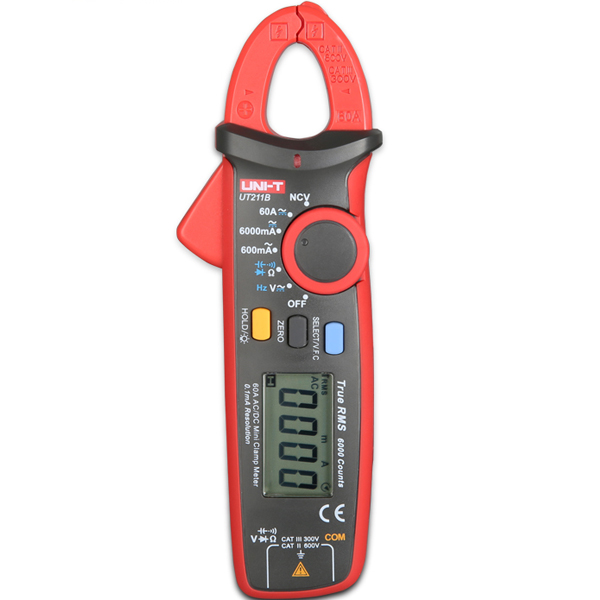 UNI-T-UT211B-Multifunction-6000-Count-True-RMS-Mini-Clamp-Meter-Multimeter-with-VFC-NCV-Test-amp-Zer-1060994