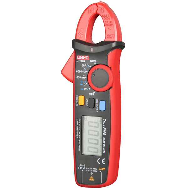 UNI-T-UT211B-Multifunction-6000-Count-True-RMS-Mini-Clamp-Meter-Multimeter-with-VFC-NCV-Test-amp-Zer-1060994