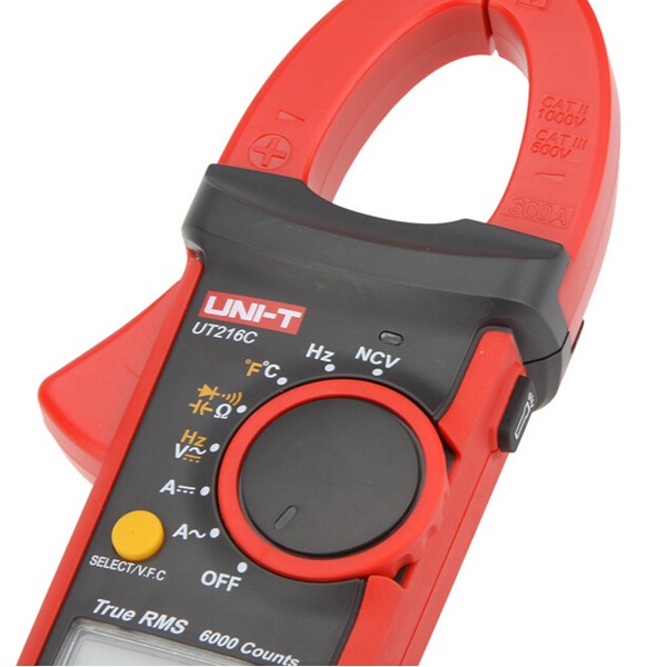 UNI-T-UT216C-600A-True-RMS-Digital-Clamp-Meter-Multimeter-Auto-Range-with-Frequency-Capacitance-Temp-1019827