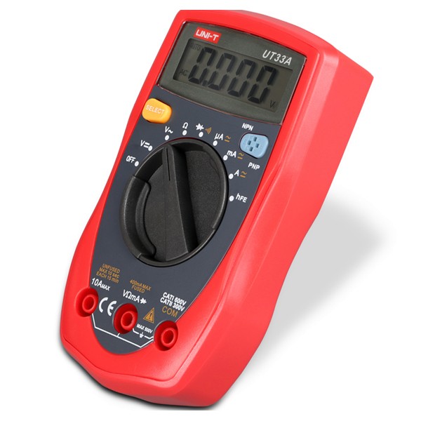 UNI-T-UT33A-Palm-Size-Digital-Mini-Auto-Range-Multimeter-Diode-Transistor-AC-DC-Current-Voltage-Test-1042323