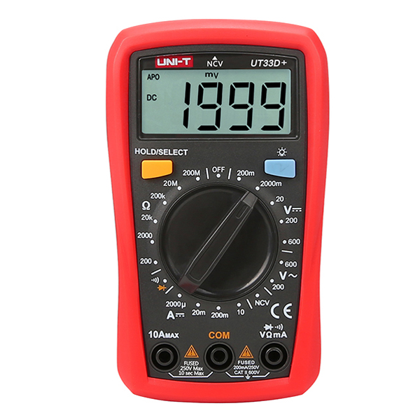 UNI-T-UT33D-Digital-NVC-Multimeter-Voltage-Current-Resistance-Tester-Buzzer-LCD-Backlight-1213126