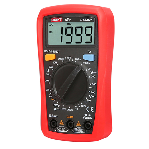 UNI-T-UT33D-Digital-NVC-Multimeter-Voltage-Current-Resistance-Tester-Buzzer-LCD-Backlight-1213126