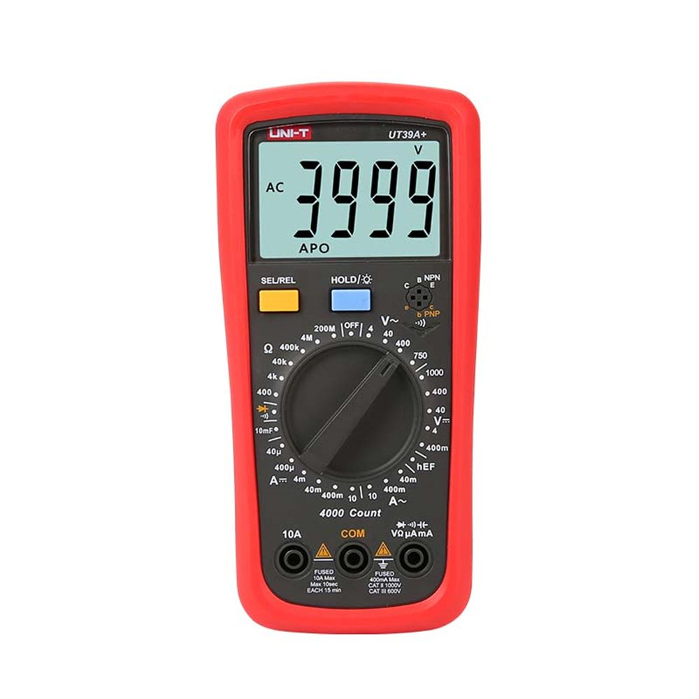 UNI-T-UT39A-Digital-Multimeter-AC-DC-Voltage-Current-Handheld-Tester-3999-Count-Temperature-Meter-1310706