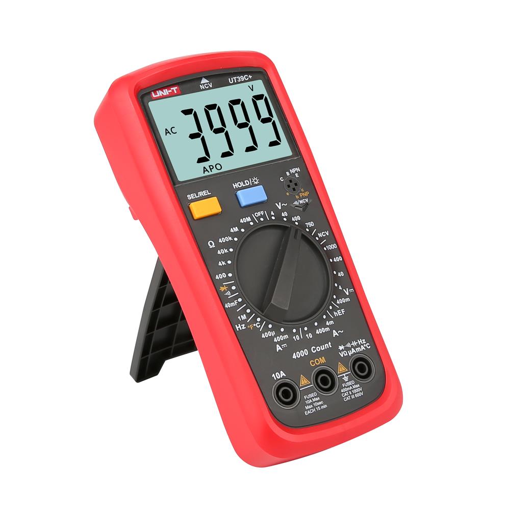 UNI-T-UT39C-Digital-Multimeter-AC-DC-Volt-Amp-Ohm-Capacitance-Temp-Hz-Tester-UT39C-Plus-Data-Hold-1297484