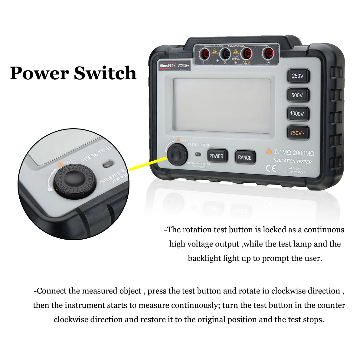 VC60B-Digital-Insulation-Resistance-Tester-Megger-MegOhm-Meter-2505001000V-DC-1261885