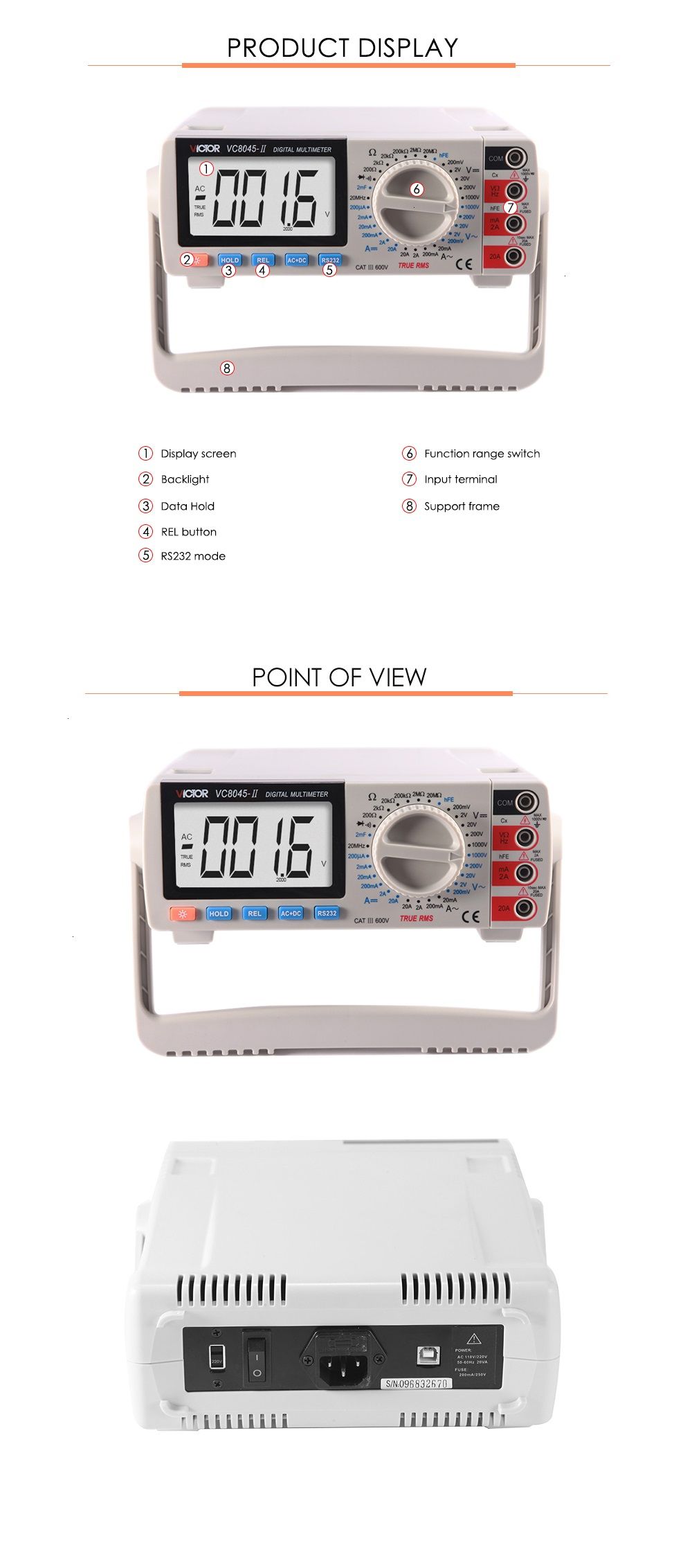 VC8045-II-Bench-Top-True-RMS-Multimeter-AC-DC-Transistor-Measurement-Capacitance-HFE-Multimetro-Test-1688385