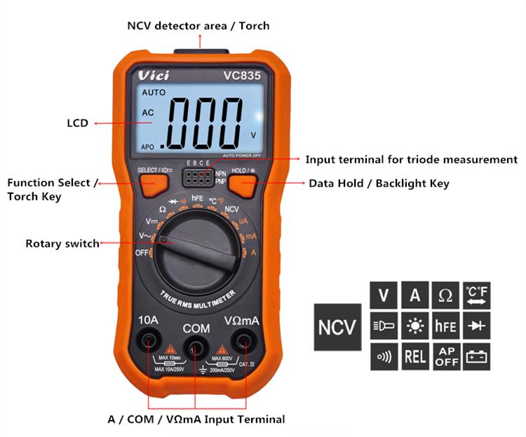 VC835-3-12-Auto-Range-LCD-Display-True-RMS-Digital-Multimeter-Non-contact-Voltage-NCV-Detect-with-Da-1363500