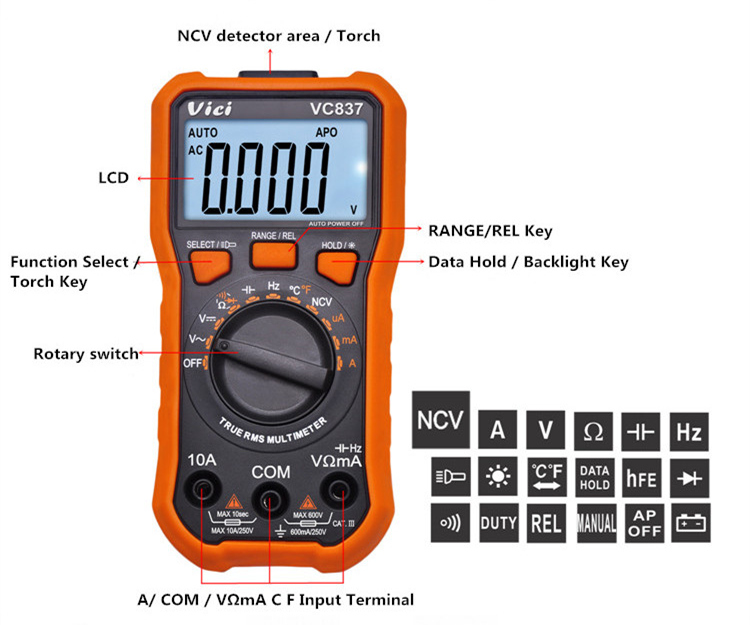 VC837-3-56-Auto-Range-True-RMS-LCD-Display-Digital-Multimeter-Non-Contact-Voltage-Detect-NCV-Relativ-1363502
