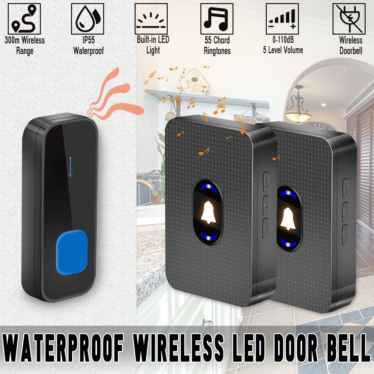 300M-Range-Wireless-LED-Waterproof-Door-Bell-Cordless-55-Chime-Doorbell-1429425